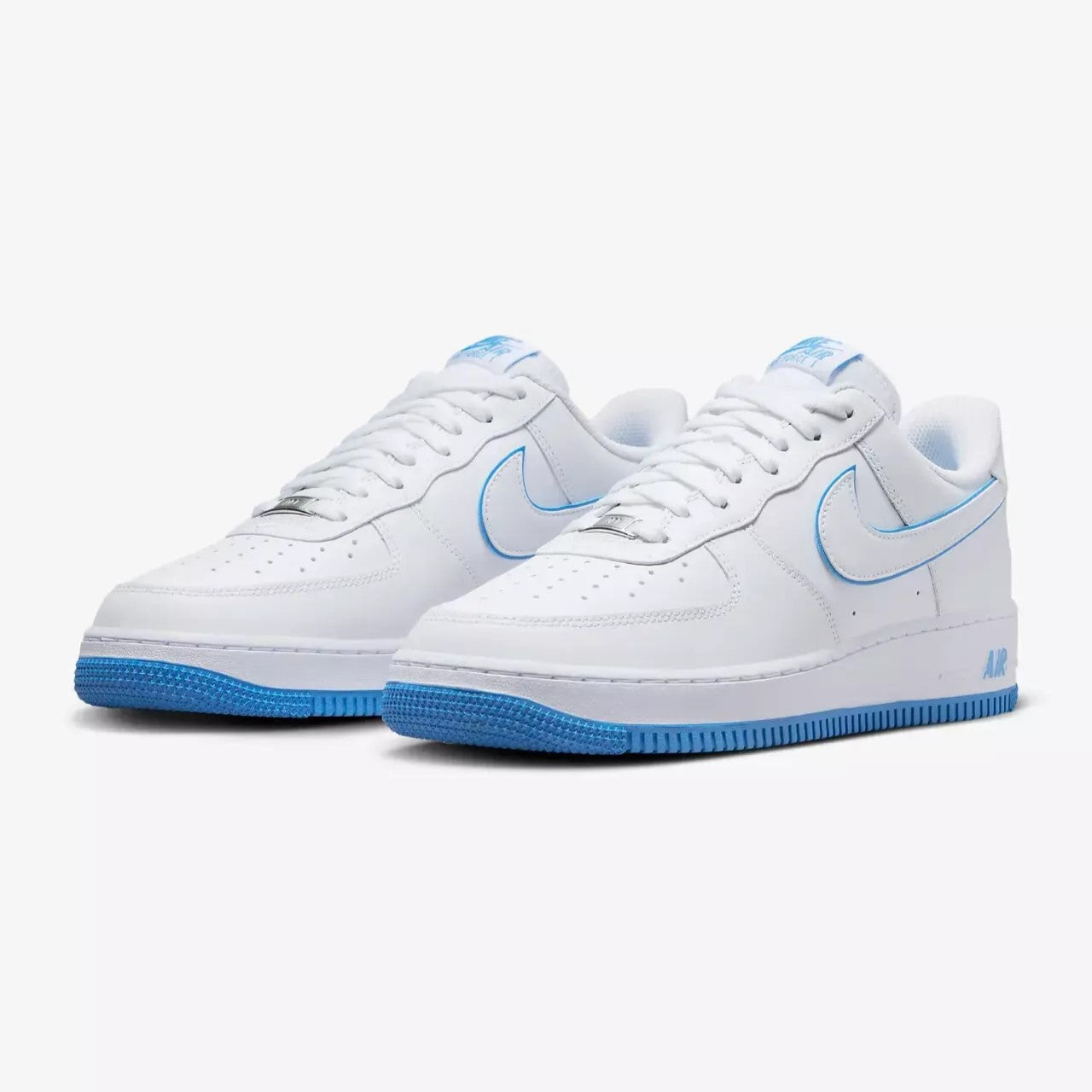 Court Classic Low – White & Sky Blue