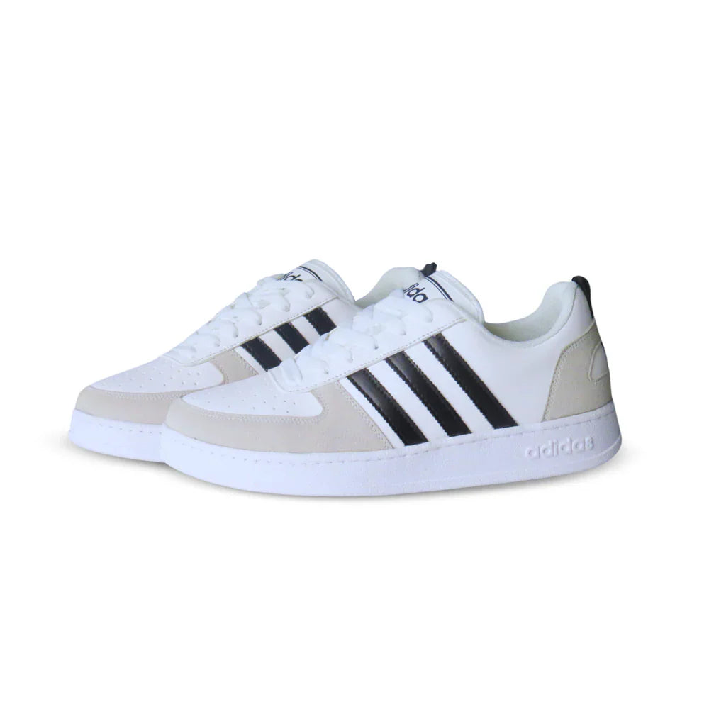 Retro Court 80s – White & Black