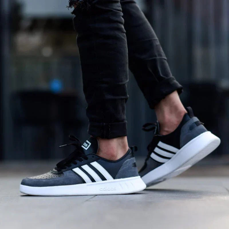 Retro Court 80s – White & Black