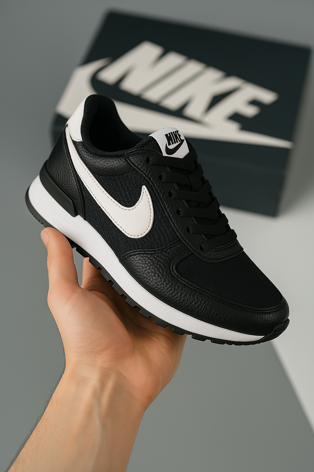 Sport Sneakers – Black & White