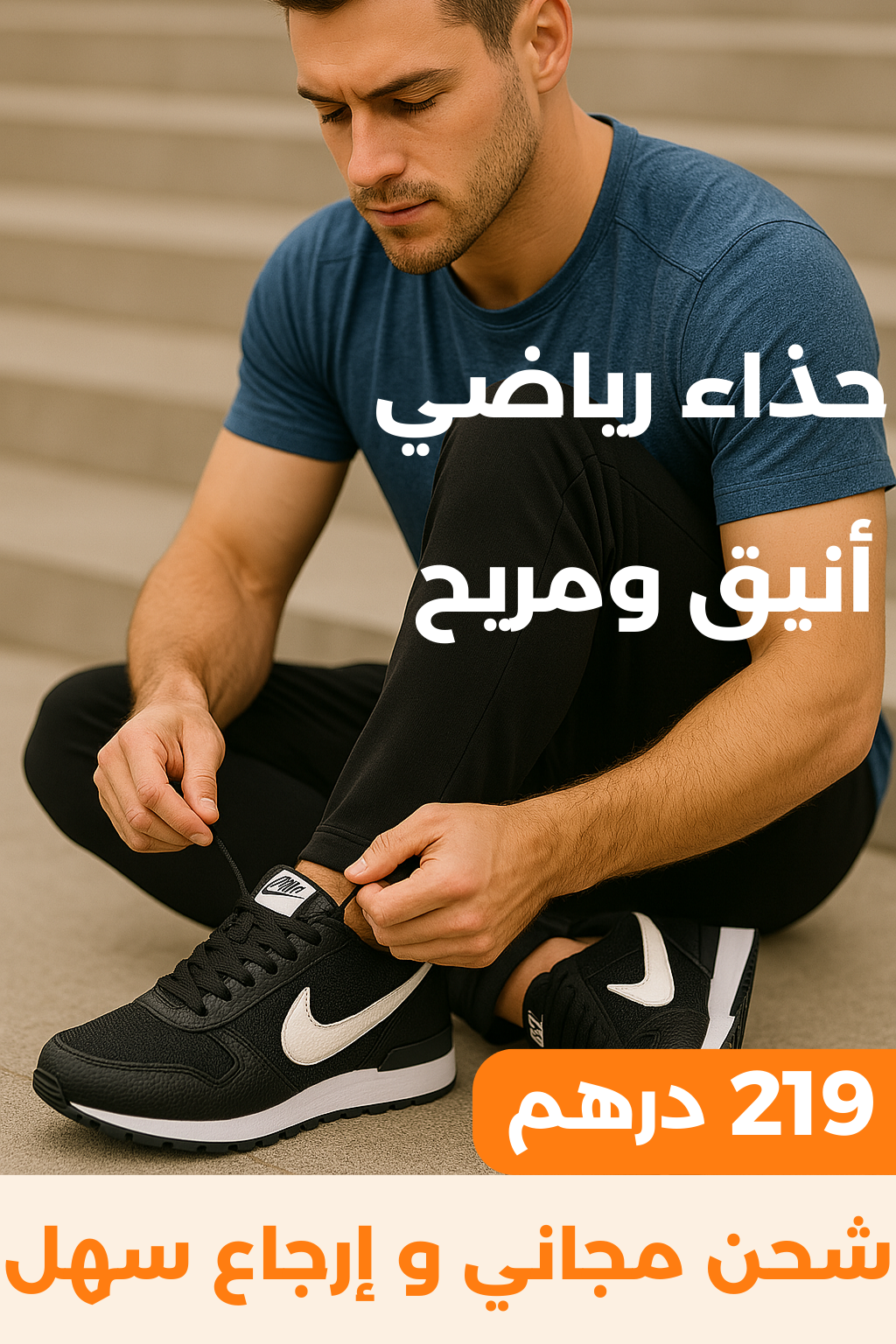 Sport Sneakers – Black & White