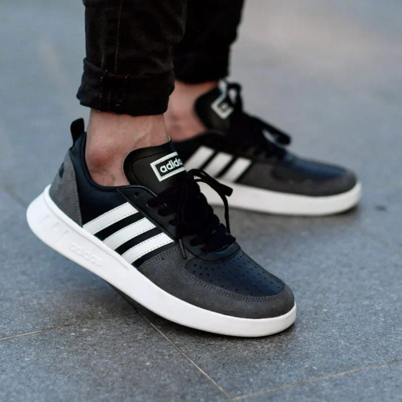 Retro Court 80s – White & Black