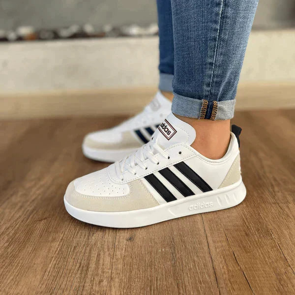 Retro Court 80s – White & Black