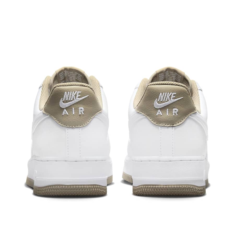 Hand-Crafted AF1 White/Taupe Custom Classic