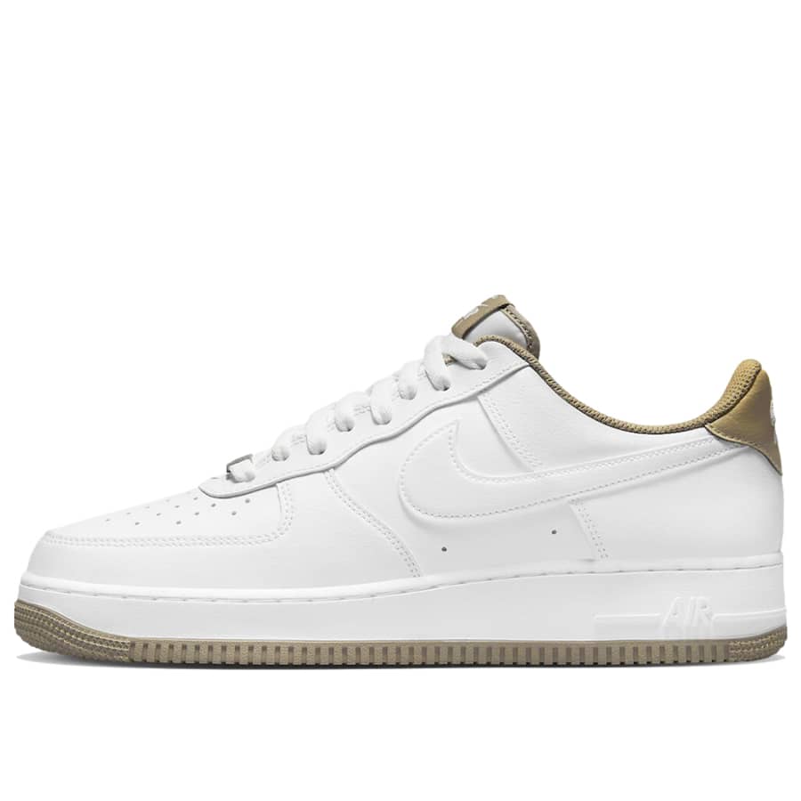Hand-Crafted AF1 White/Taupe Custom Classic